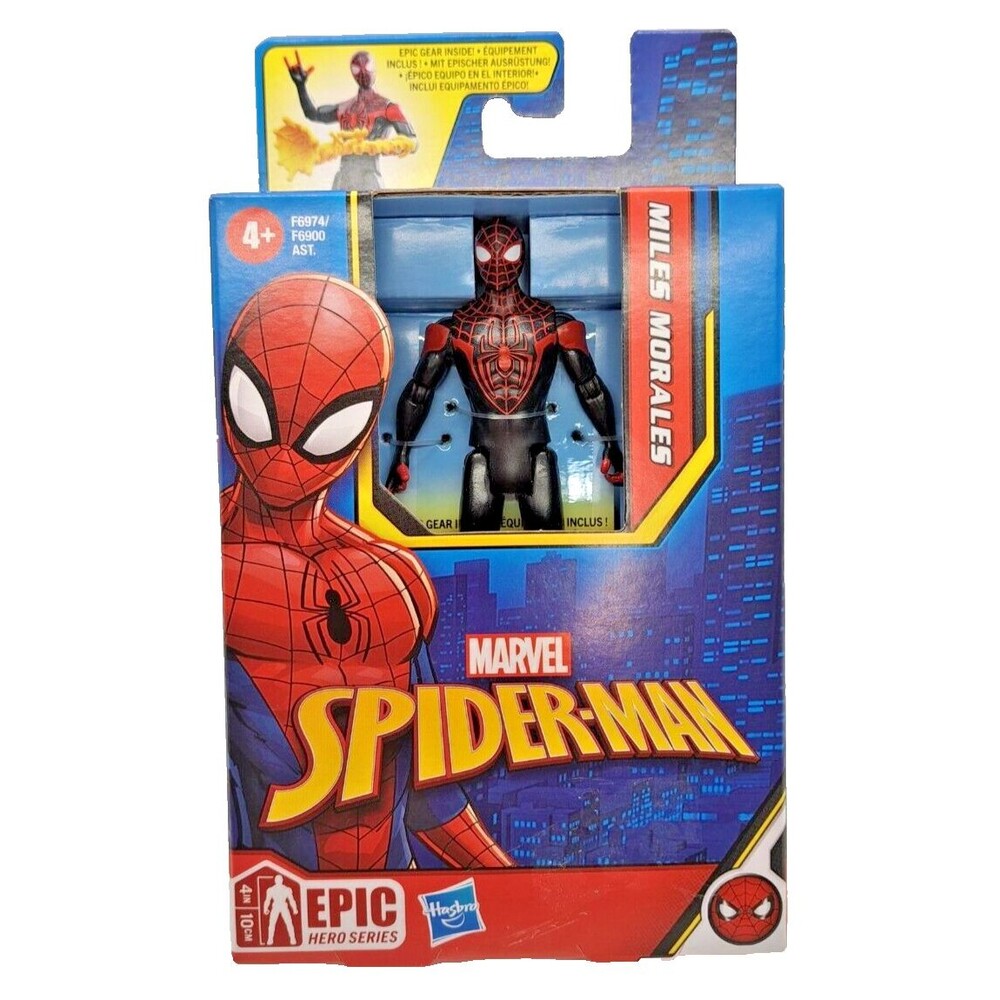 Hasbro Marvel Studios Epic Hero Series Spider-Man MILES MORALES 4" Action Figure
